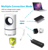 Portable USB Mosquito Killer Lamp - Silent UV LED Insect Trap with Suction Fan