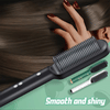 2-in-1 Hair Straightener & Curling Brush – Electric Heated Comb