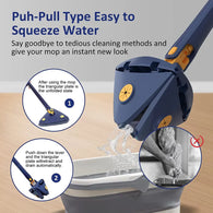 360° Rotatable Triangle Cleaning Mop! 🧹