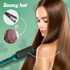 2-in-1 Hair Straightener & Curling Brush – Electric Heated Comb