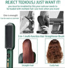 2-in-1 Hair Straightener & Curling Brush – Electric Heated Comb