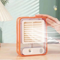 Portable Desktop Air Conditioner - 3 Speed Spray Humidifier Purifier