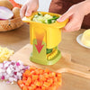 MULTIFUNCTIONAL VEGETABLE CHOPPER FRIES CUTTER HAND PRESSURE DICER