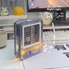Portable Desktop Air Conditioner - 3 Speed Spray Humidifier Purifier