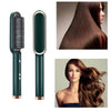 2-in-1 Hair Straightener & Curling Brush – Electric Heated Comb